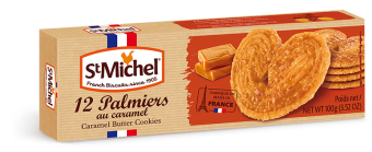 Biscotti St Michel Palmiers Con Gocce Di Cioccolato, Confezione Da 3.52 Oz (100g) - Senza Olio Di Palma, Coloranti O Conservanti