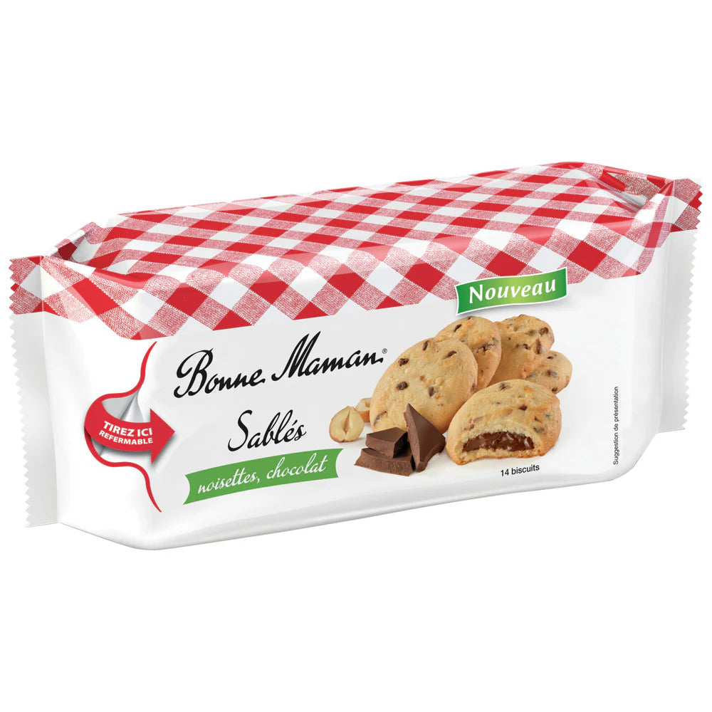 Bonne Maman Sablés Noisettes, Chocolat 150g - 8 pcs
