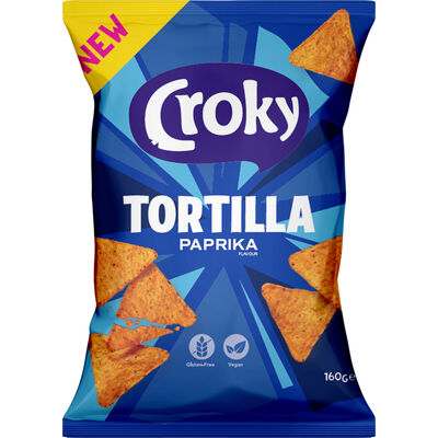 Croky Tortilla Paprika 160g - 10