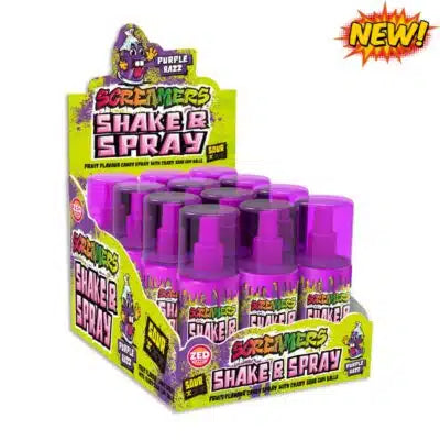 Screamers Shake & Spray Purple Razz - 12