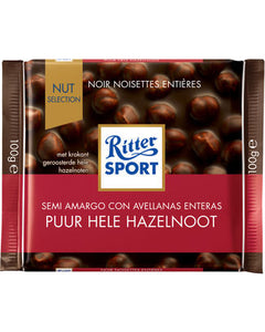 Ritter Sport Dark Whole Nuts 100g - 10