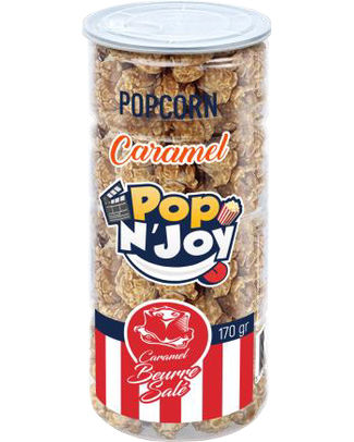 Popcorn Pop n'joy caramel beurre salé 170g - 12