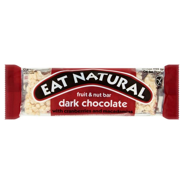 Eat Natural Cranberies, Macadamias & Dark choco 45g- 12