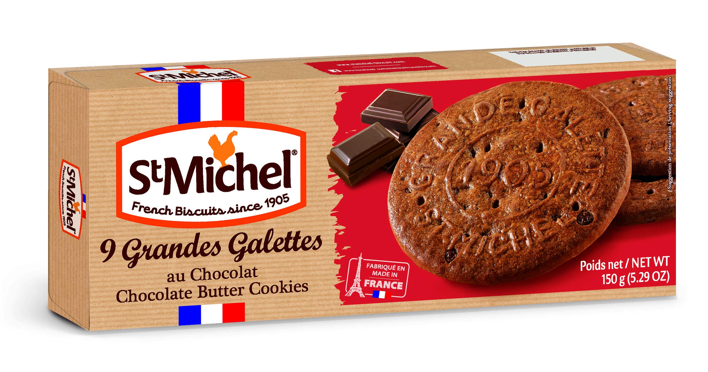Saint Michel Grande Galette Choco 150g - 12 – birensstore